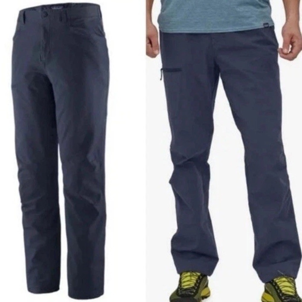 Mens Patagonia Venga Rock Pants Climbing Hiking Sz 33 Smolder Blue 83083 2025'